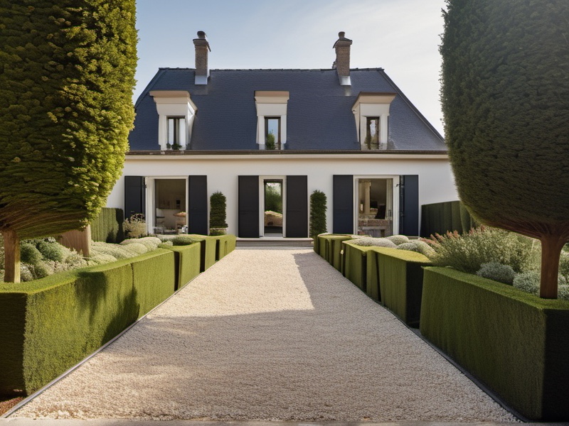 Création jardin contemporain 200 m²